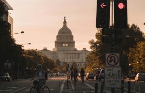 how to get a government job in the DMV — view of the US Capitol building in Washington DC representing federal government careers in the region