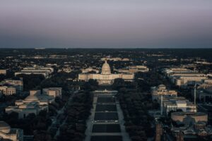 Federal vs state vs local government jobs comparison in the Washington DC area